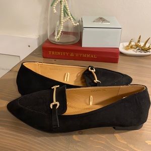 Jessica Carlyle Black Loafers